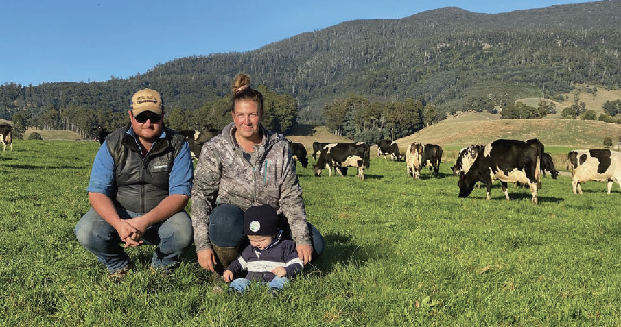 LIC young dairy famers the Johnstons