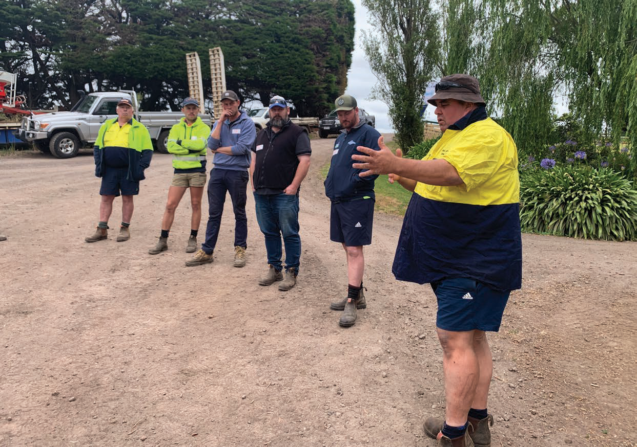 Spencer Rendell speaking on 10 in 7 milking on his farm